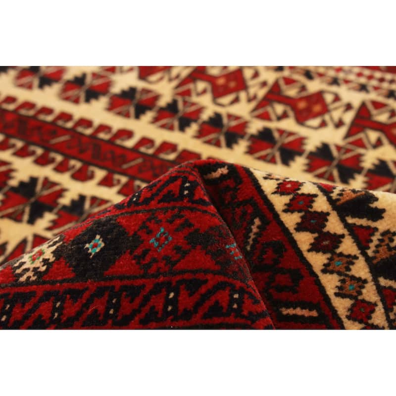 Teimani Beige Rug 2'11" x 4'1" - 2'11 x 4'1