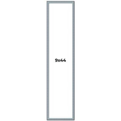 9x44 Frame Rustic Sky Blue Solid Wood Picture Frame | 0.75 Inch