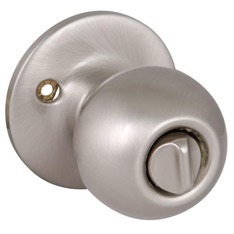 Design House Ball Keyed Entry Door Knob Satin Nickel