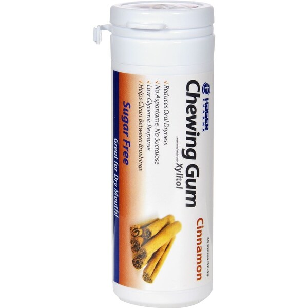 Hager Pharma Xylitol Chewing Gum - Cinnamon - 30 ct - Case of 6