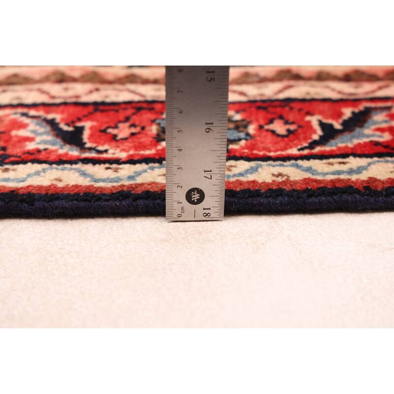 ECARPETGALLERY Hand-knotted Andelz Dark Navy Wool Rug - 3'1 x 10'10