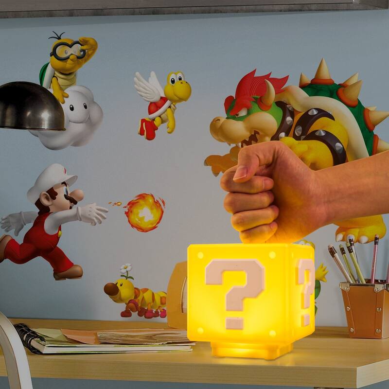 Super Mario Night Light with Sound Effects, Block Night Light