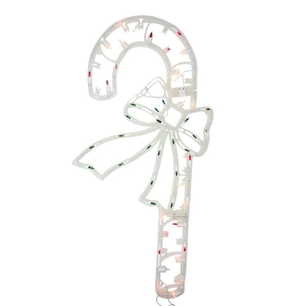 Shop 35 Folding Lighted Twinkling Candy Cane Christmas Outdoor