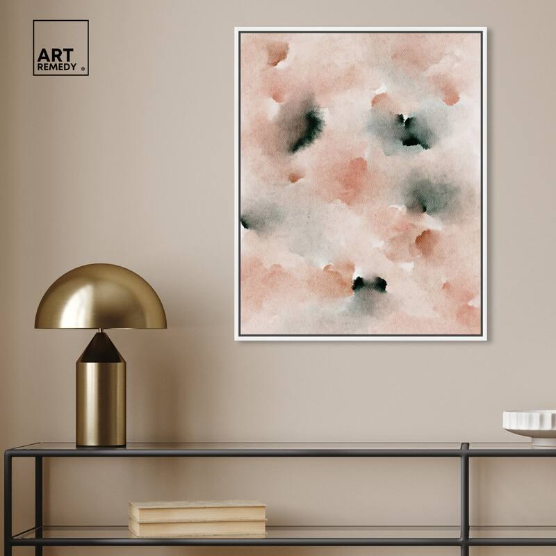 Art Remedy Smore'S Marshmallows Framed Watercolor Boho Abstracts