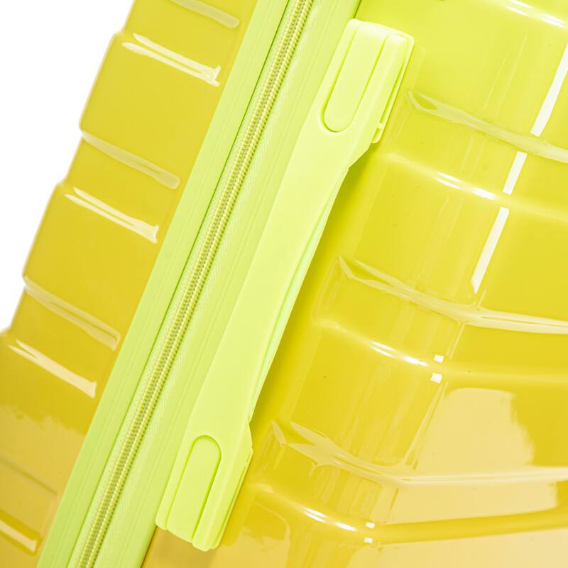 14In 20In 2 pcs in PC Spinner Wheel Luggage, Carry on Suitcase, With Gradient Color and Combination Lock