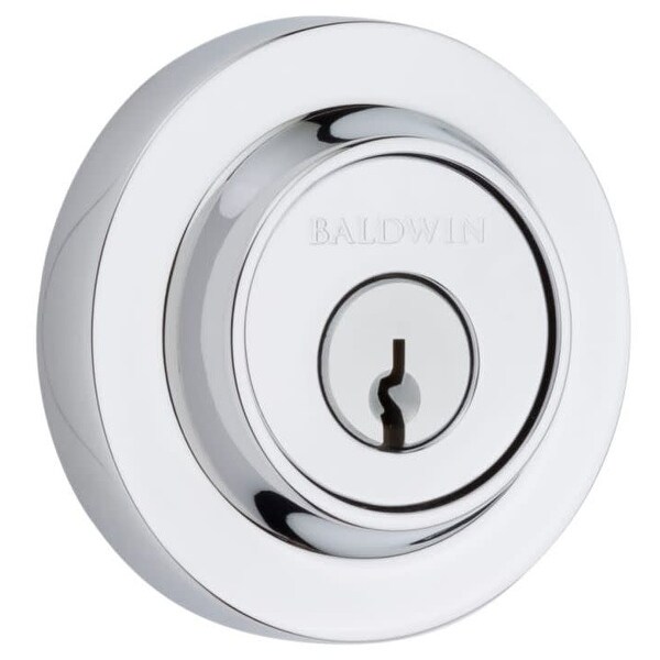 Baldwin SC.CRD.SMT Contemporary Round SmartKey Single Cylinder Keyed Entry Deadbolt