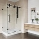 preview thumbnail 34 of 97, VIGO Winslow Frameless Sliding Shower Enclosure