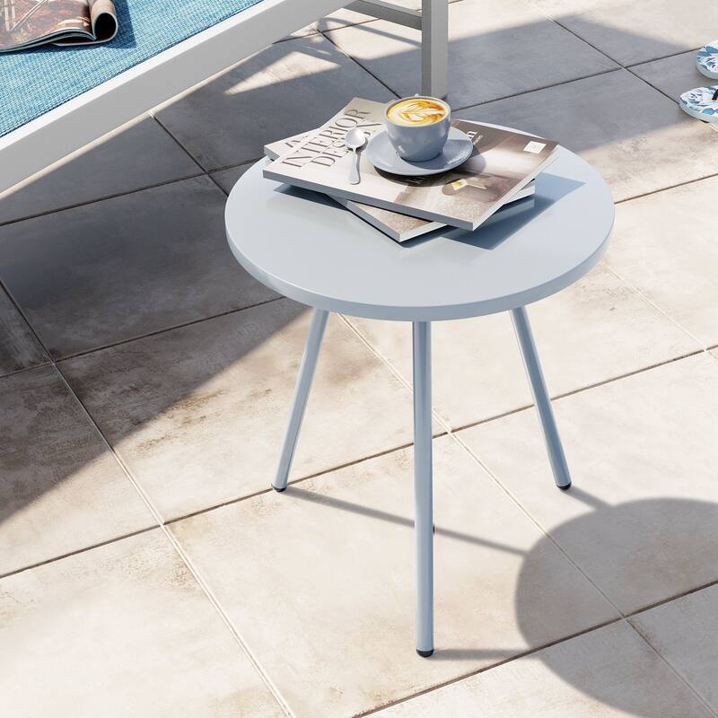 Crestlive Products Outdoor L-Shaped Patio Bar Table Pub Table Dining Table