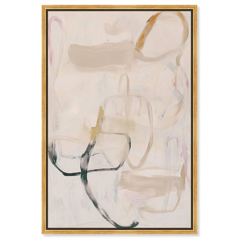 Faded Outlines I Canvas by Art Remedy - 24" x 36" - Gold