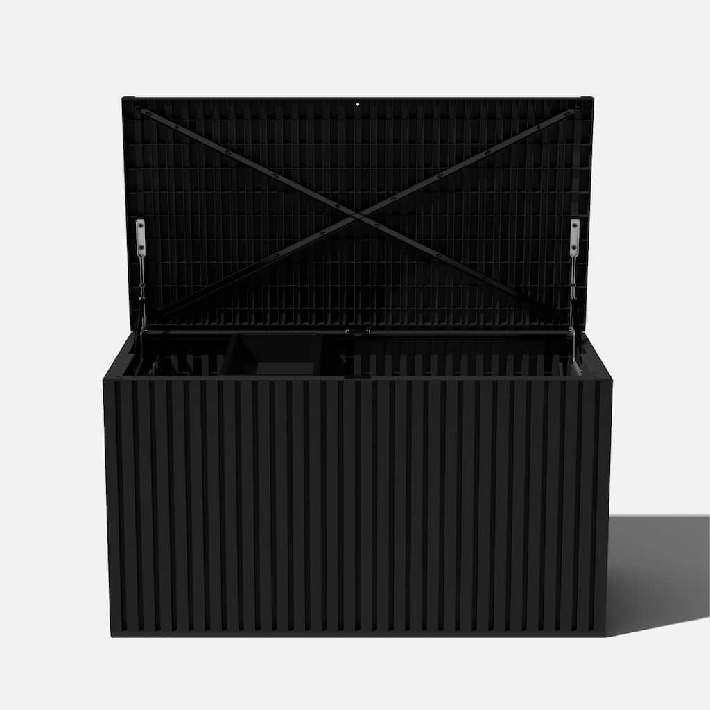 Veradek Everything Box 120 Gallon Capacity Deck Box - 48'' L x 24.5'' W x 27'' H in.