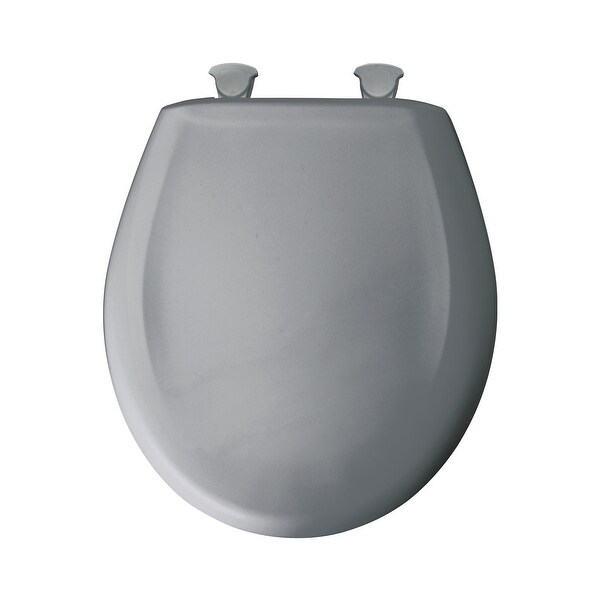 Bemis 200SLOWT Round Closed-Front Toilet Seat with Soft Close and
