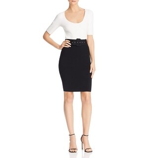 colorblock cocktail dress