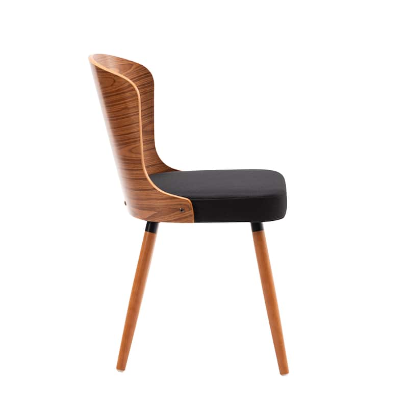 Porthos Home Karr Armless Dining Chairs Set of 2, Beech Wood Back & Legs
