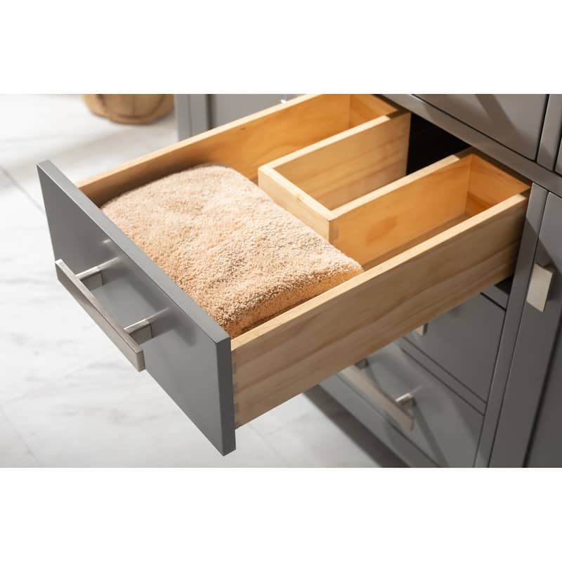 Valentino 42" Single Vanity in Grey