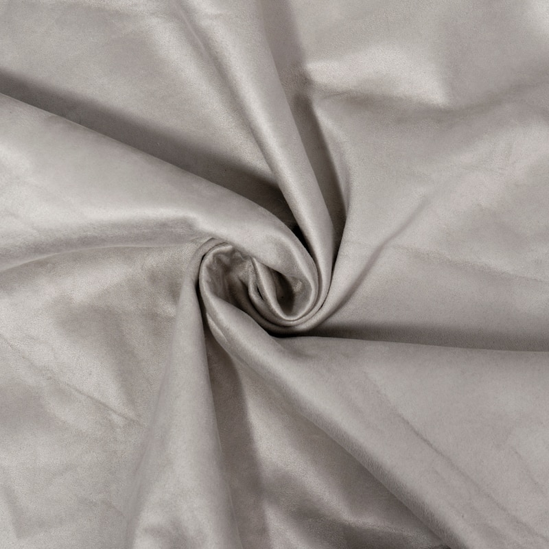 King Size Upholstered Platform Bed with Oversized Padded Headboard, Solid Wood Frame, Grey