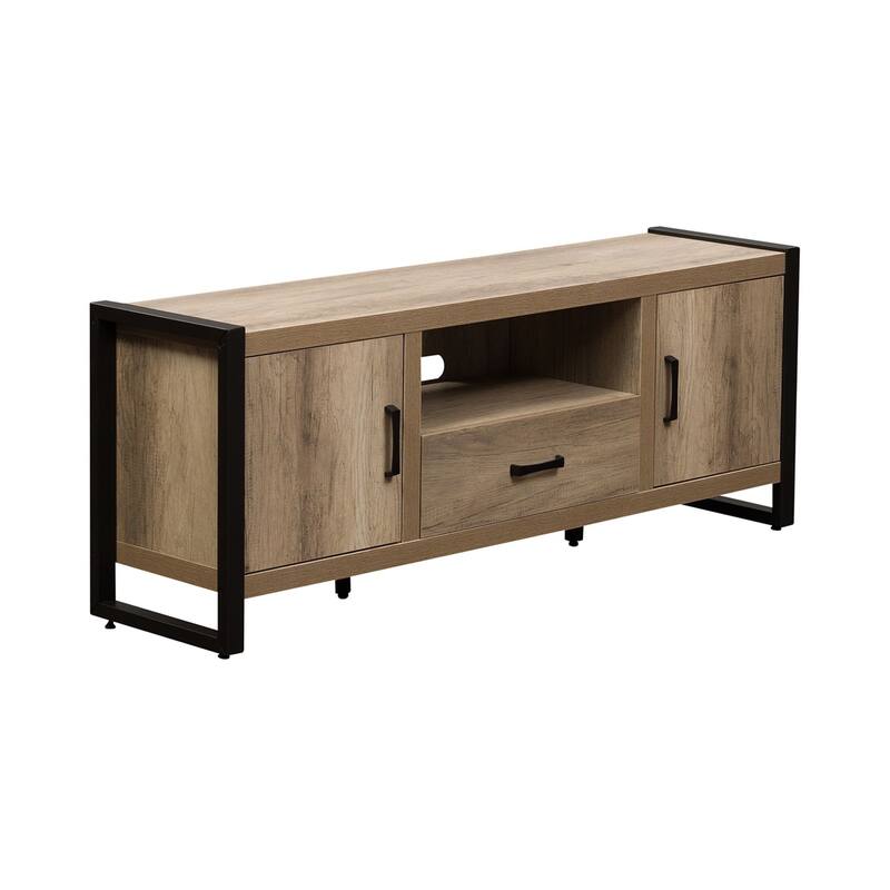 Sun Valley Sandstone 64 Inch TV Console Faux Metal