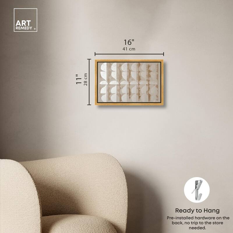 Columnar Shapes I Canvas by Art Remedy