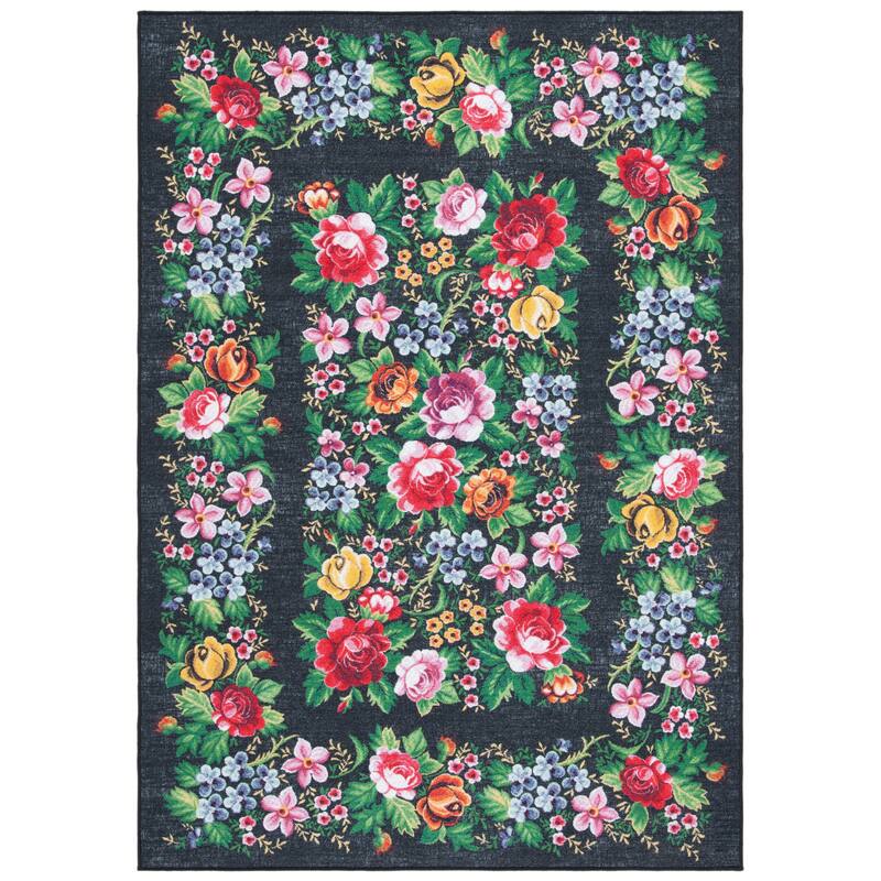 SAFAVIEH Journey Machine Washable Slip Resistant Janeen Traditional Oriental