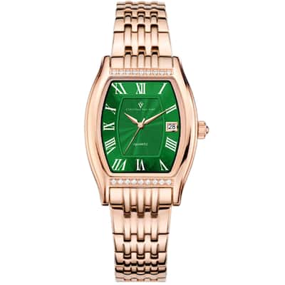 Christian Van Sant Women's Gemma Green Dial Watch - CV2454 - 6 (36)