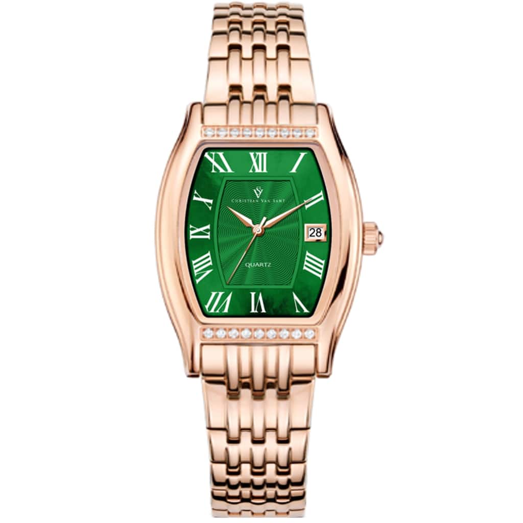 Christian Van Sant Women's Gemma Green Dial Watch - CV2454 - 6 (36)