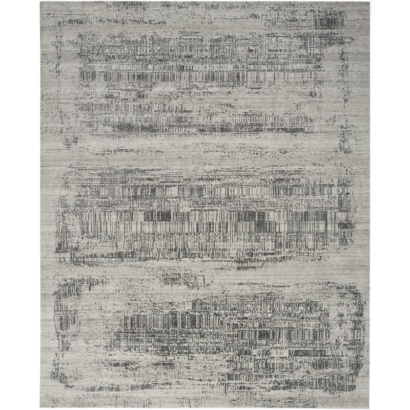 Nourison Harmony Indoor only Ivory Abstract Area Rug