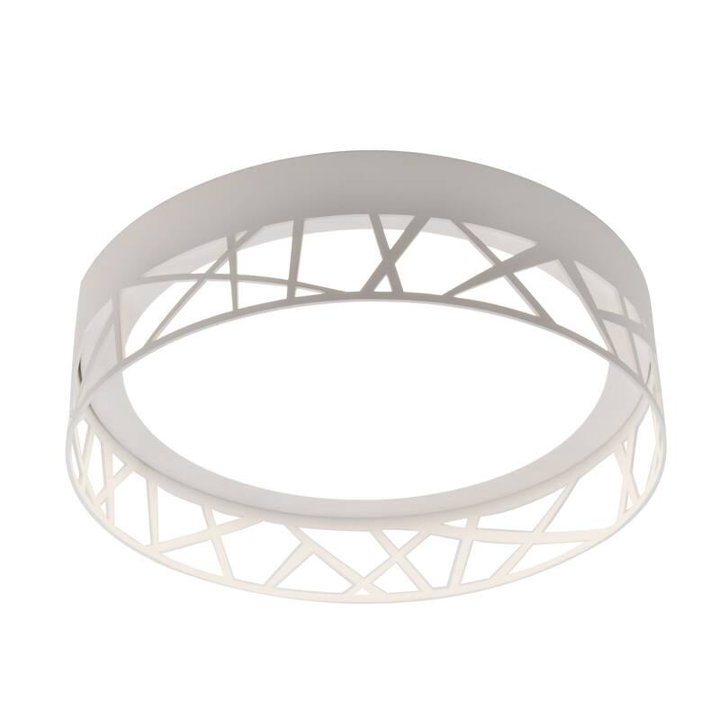 Boon 12-inch LED Flush Mount - 120-277V - White