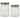 10 Strawberry Street Lenox Textured Graduated Glass Canister, Set of 2 - 6.2" 44 oz & 7.3" 54 oz