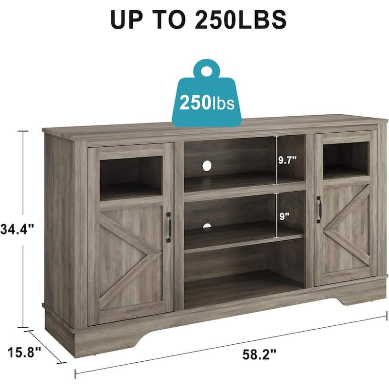 LED TV Stand for 65/60/55 Inch TV