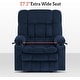 preview thumbnail 19 of 45, MCombo Dual Motor Power Lift Recliner Chair with Massage and Heat for Big People, Fabric R7891 (Large-Wide)