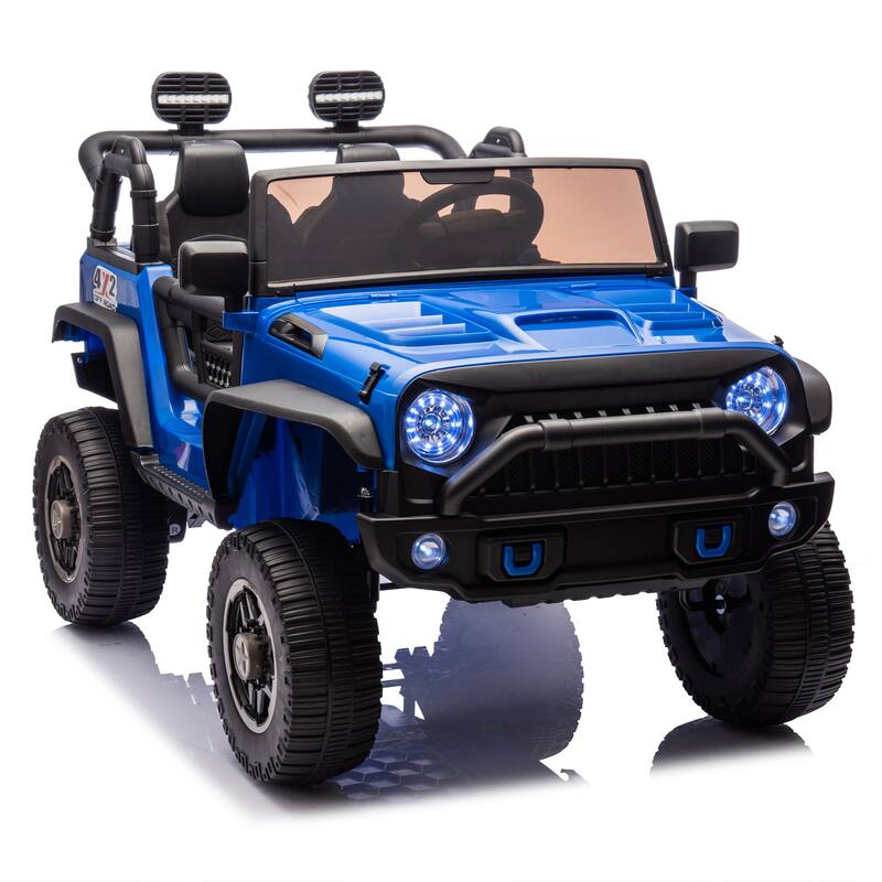 24V Ride-On Truck for Kids with Dual 200W Motors, Remote Control, Bluetooth & LED Lights