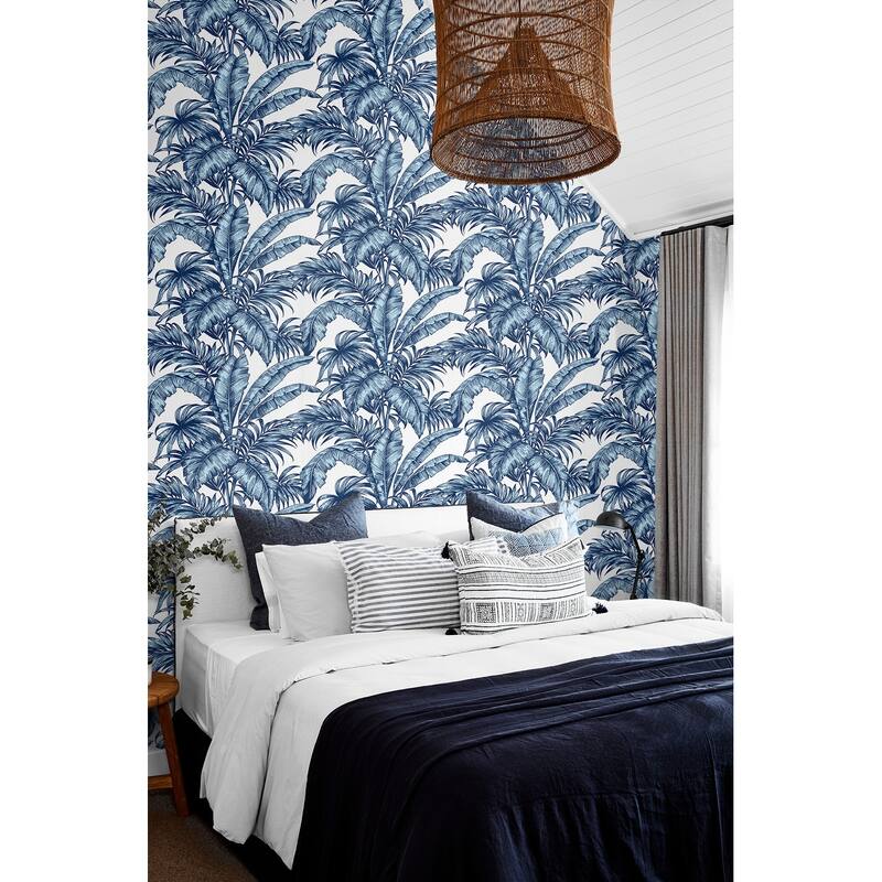 NextWall Palm Jungle Peel and Stick Wallpaper