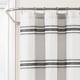 preview thumbnail 3 of 5, Lush Decor Farmhouse Stripe Shower Curtain