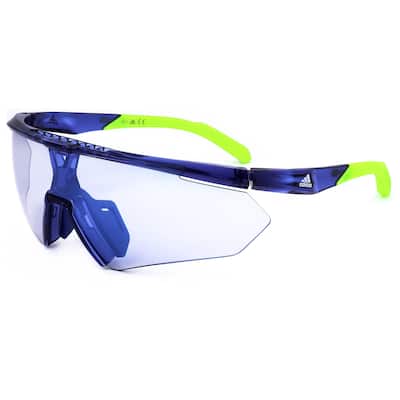 Adidas Sport Man 99mm Matte Blue Sunglasses SP0027-91X-0