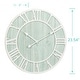 preview thumbnail 3 of 6, The Gray Barn Cocklebur Green-Blue Quartz Coastal Wall Clock