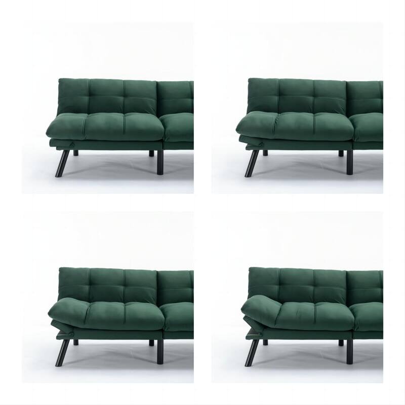 Versatile Modern Sofa Bed: 2-Seater Convertible Couch with Twin Bed Feature for Small Spaces