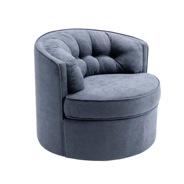 Large swivel barrel chair outlet
