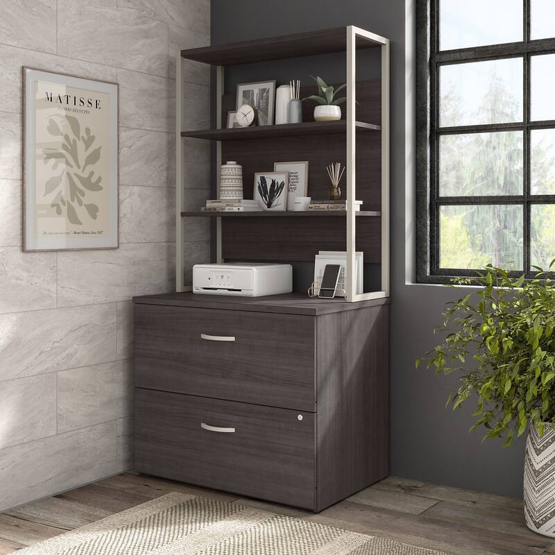 Hybrid 2 Drawer Lateral File Cabinet by Bush Business Furniture