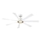 preview thumbnail 1 of 17, Fanimation Lenzi 60 inch Indoor/Outdoor Smart Ceiling Fan with LED Light Kit and Remote