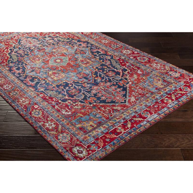 Livabliss Iris Traditional Medallion Printed Area Rug