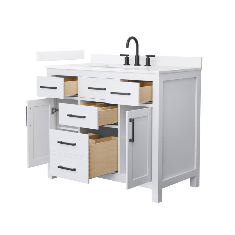 Wyndham Collection WCG2424-42S-QTZ-US3MXX Beckett 42" Free Standing