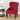Safavieh Sutton Tufted Red Arm Chair - 23.6" x 28.7" x 34.6"