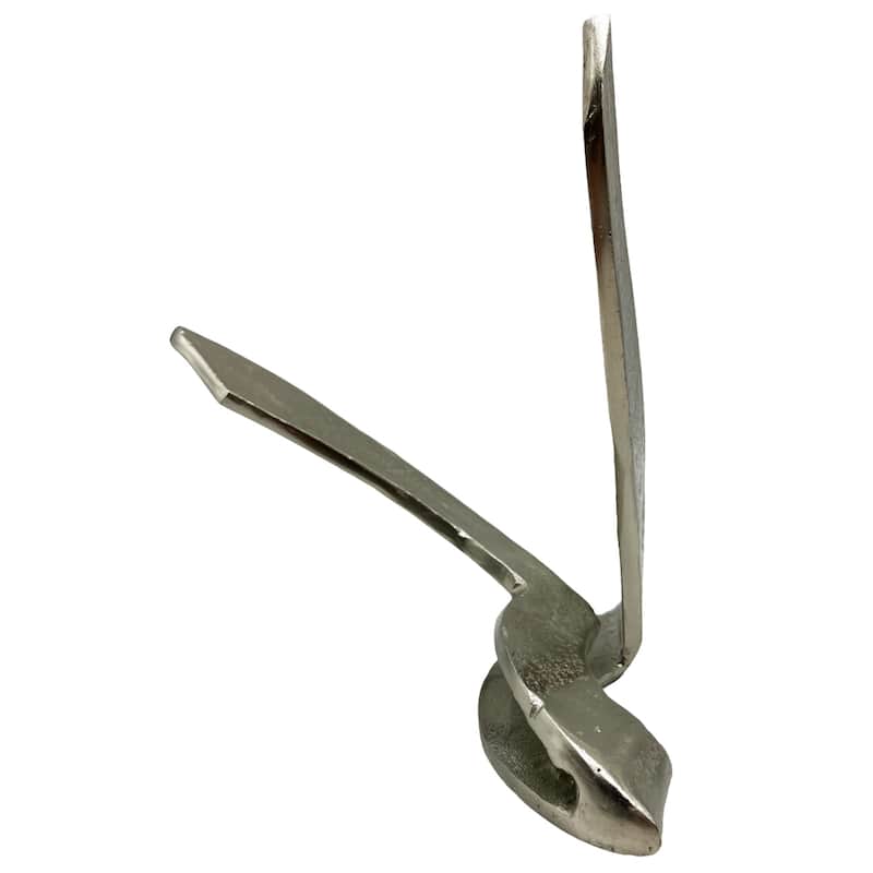 9 Inch Tall Decorative Handmade Aluminum Abstract Sculpture - 7 x 8 x 8.5 in