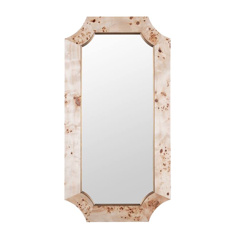 Varaluz Farra Wall Mirror - 28"W x 54"H - Poplar Burl