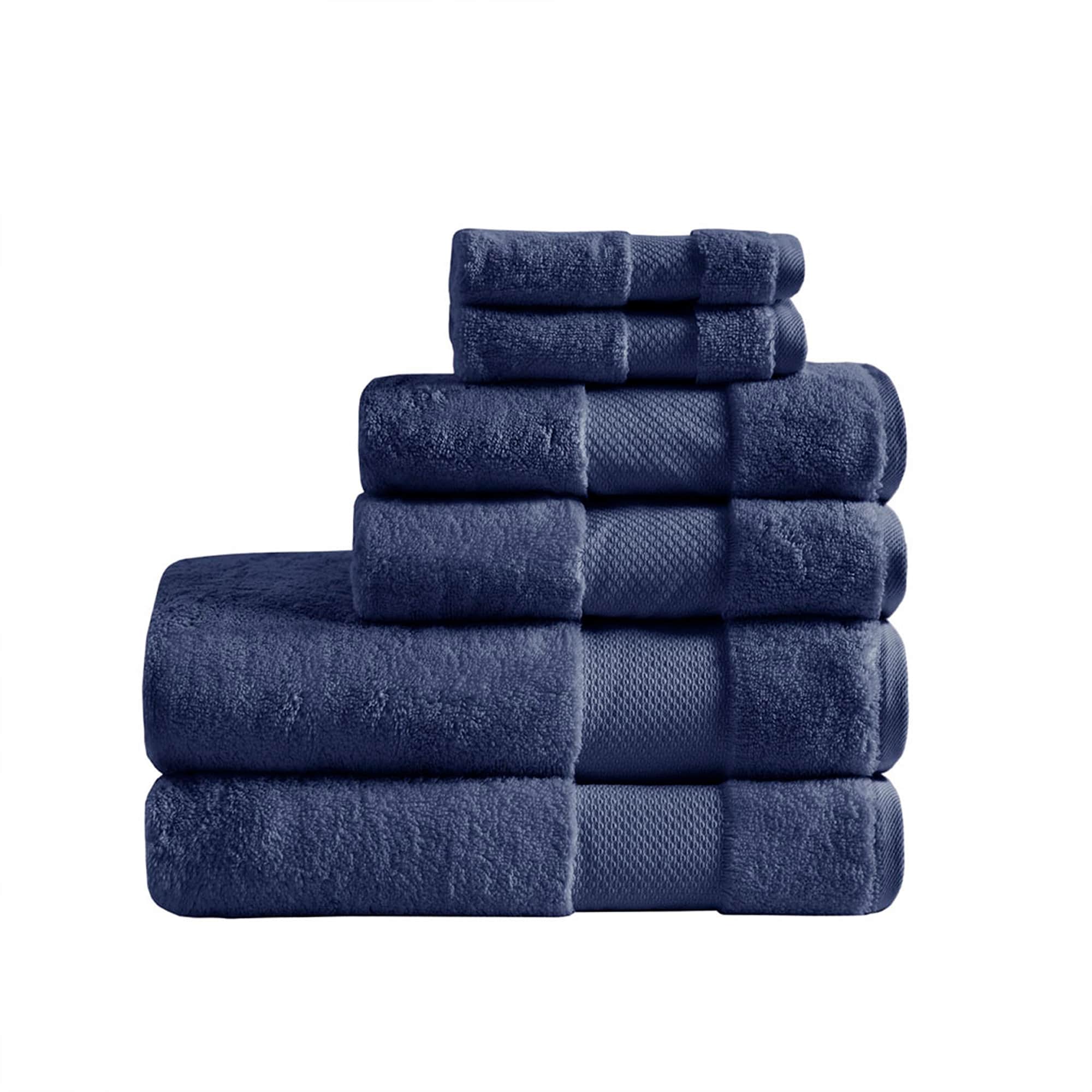 Nautica Home Kai 100% Turkish Cotton Towel Set, 3 Piece, Navy Blue - KARACA  UK