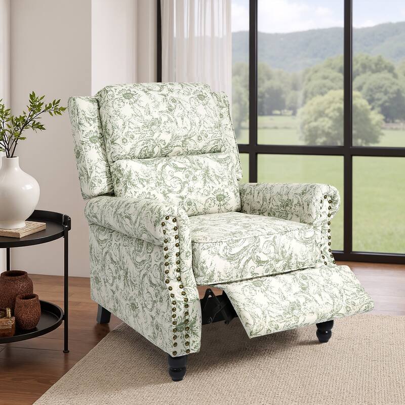Modern Padded Seat Recliner Chair with PU Leather