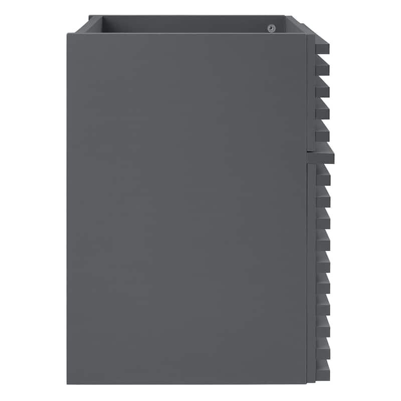 Render 18" Wall-Mount Bathroom Vanity Cabinet (Sink Basin Not Included)