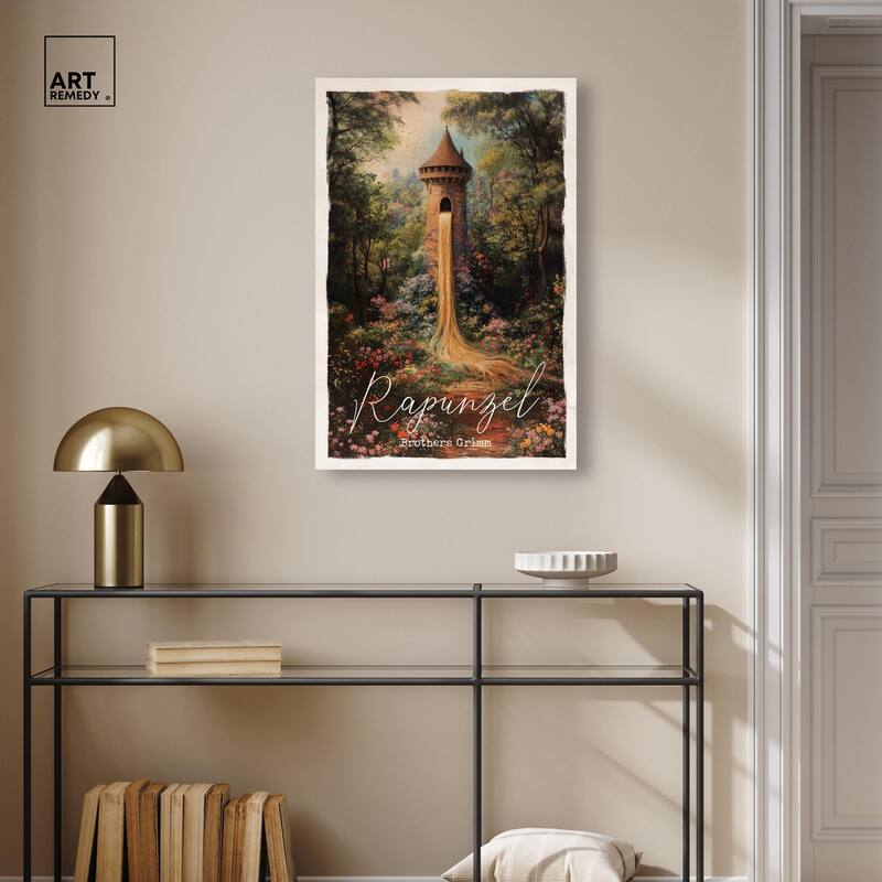 Rapunzel Classic Canvas by Art Remedy, Gallery Wrapped