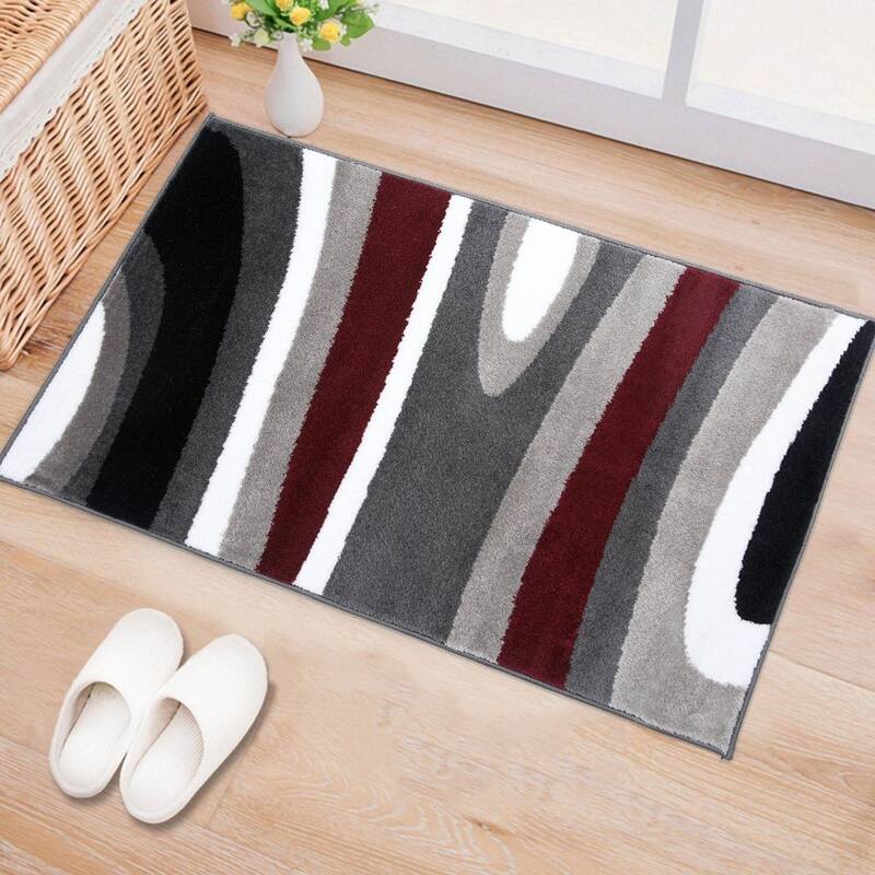 World Rug Gallery Abstract Contemporary Modern Area Rug