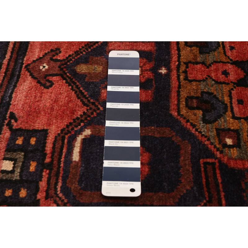 ECARPETGALLERY Hand-knotted Konya Anatolian Navy Wool Rug - 3'8 x 10'0