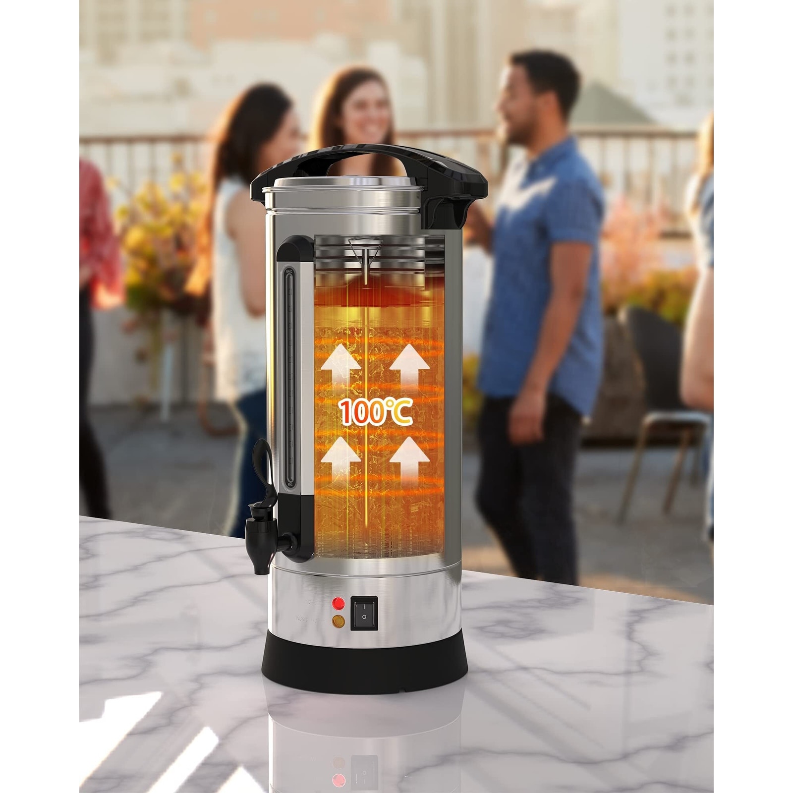 65 Cups 10L Commercial Coffee Urn